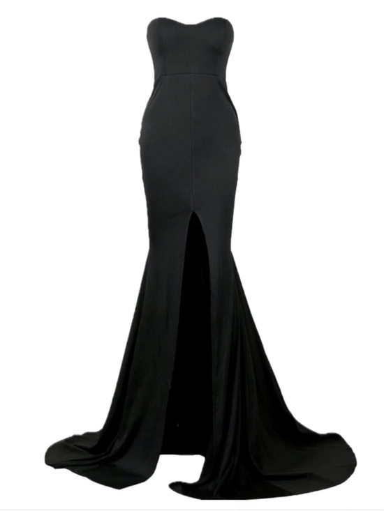 Missord Dresses & Skirts - Miss Ord Black Strapless Mermaid Sleek Evening Gown